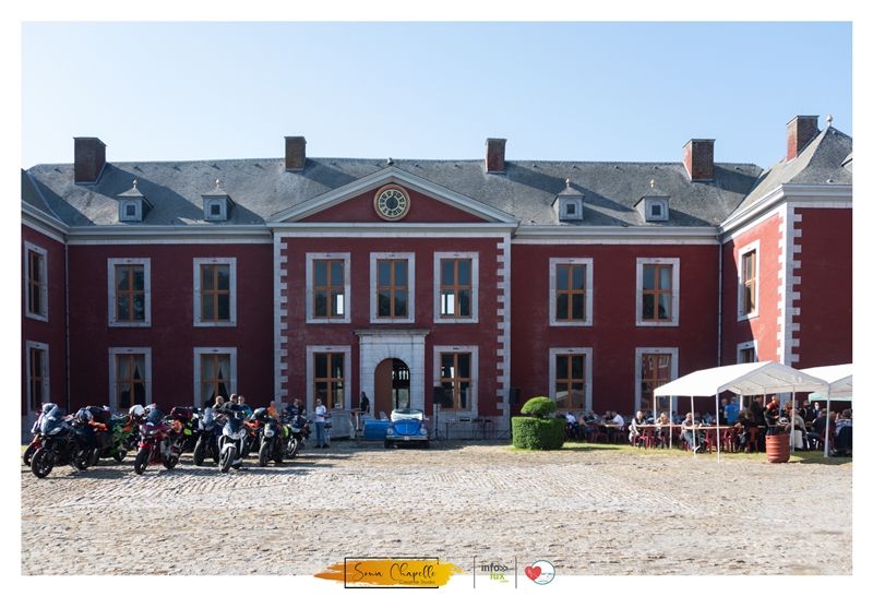 souhait; soins palliatifs; heart's angels; r&eacute;alisation d'un dernier souhait; asbl; b&eacute;n&eacute;ficiaire; balade motos; balade; ch&acirc;teau d'aigremont; fl&eacute;malle; balade en quad; quad; motos; trikes