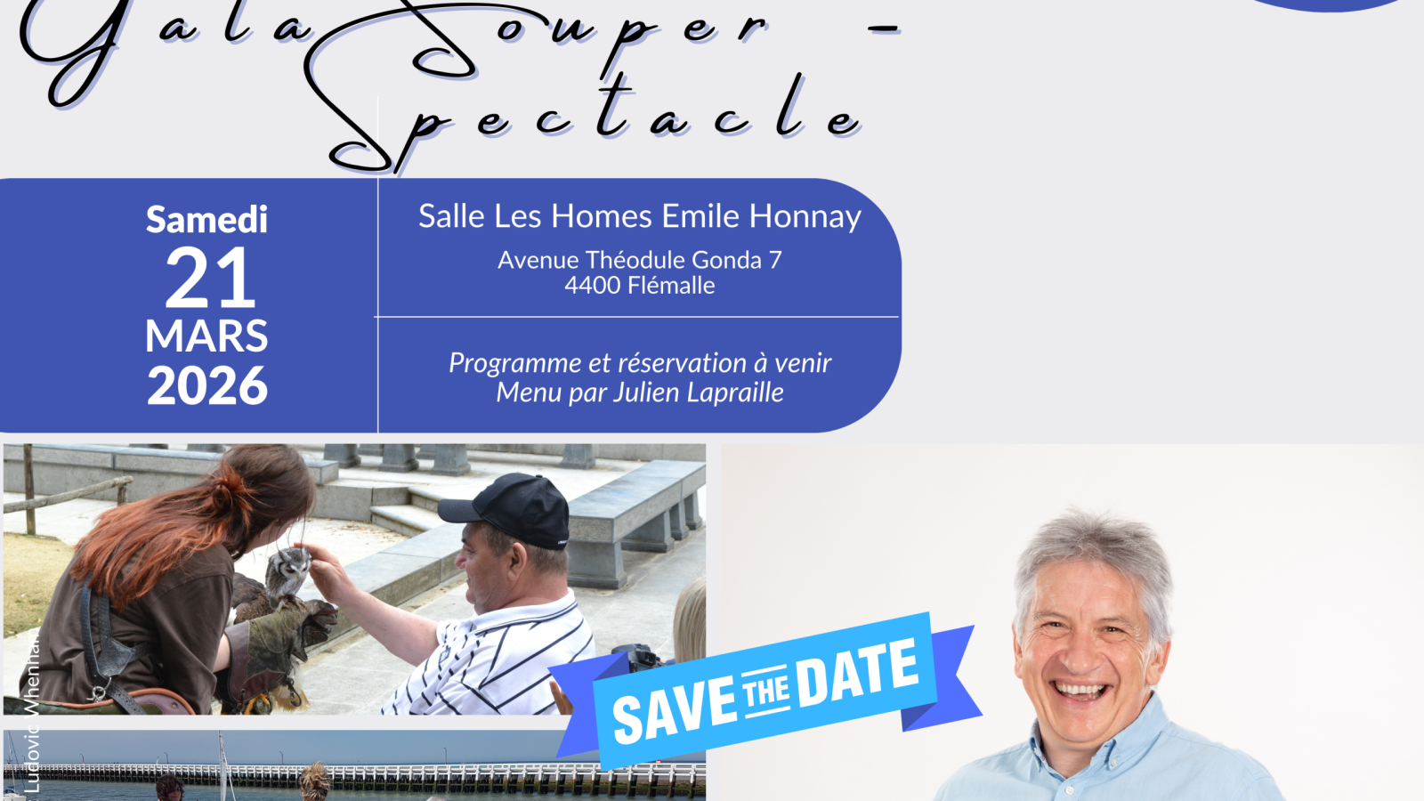 Didier Boclinville, 1er invité du souper gala-spectacle