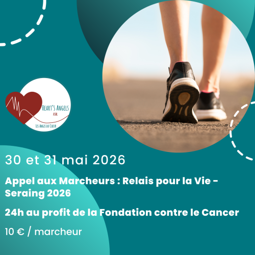 Appel aux Marcheurs : Relais pour la Vie - Seraing 2026